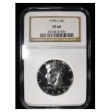 1970-S KENNEDY HALF DOLLAR NGC PF-69