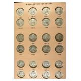 (24) 90% SILVER WASHINGTON QUARTERS