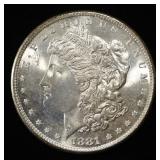1881-S MORGAN DOLLAR CH BU