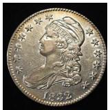 1832 BUST HALF DOLLAR AU