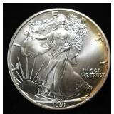 1991 AMERICAN SILVER EAGLE