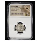 PHILIP II, AD 247-249 NGC VF