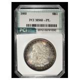 1882 MORGAN DOLLAR PL PCI GEM BU