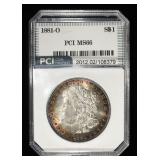 1881-O MORGAN DOLLAR PCI SUPERB GEM BU