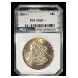 1888-O MORGAN DOLLAR PCI SUPERB GEM BU