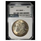 1887 MORGAN DOLLAR PCI SUPERB GEM BU