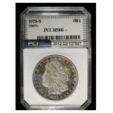 1879-S MORGAN DOLLAR DMPL PCI SUPERB GEM BU