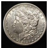 1883-S MORGAN DOLLAR CH AU