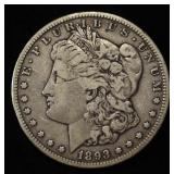 1893-CC MORGAN DOLLAR VF