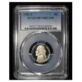 1982-S JEFFERSON NICKEL PCGS PR70DCAM
