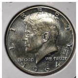 1964 KENNEDY HALF DOLLAR BU PF