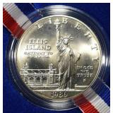 1986-P $1 COMMEM STATUE OF LIBERTY