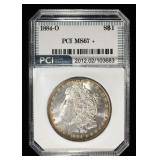 1884-O MORGAN DOLLAR PCI SUPERB GEM BU