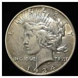1934-S PEACE DOLLAR