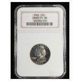 1960 WASHINGTON QUARTER NGC CAMEO PF68