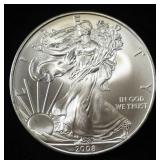 2008 AMERICAN SILVER EAGLE