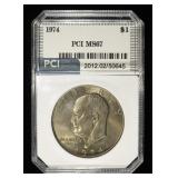 1974 EISENHOWER DOLLAR PCI SUPERB GEM BU