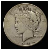 1934-S PEACE DOLLAR