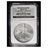 2006-W AMERICAN SILVER EAGLE NGC MS69