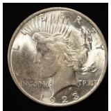 1923 PEACE DOLLAR CH BU