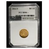 1914-D $2 1/2 GOLD PCI CH/GEM BU