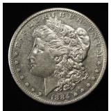 1884-S MORGAN DOLLAR CH AU