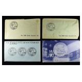 (3)1980 DOLLAR SOUVENIR SET & (1)1999 SUSAN B.