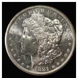 1881-S MORGAN DOLLAR GEM BU