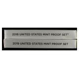 2018 & 2019 US MINT PROOF SET
