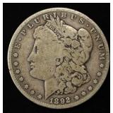 1892-S MORGAN DOLLAR