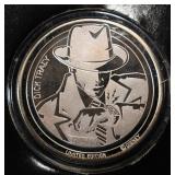 DICK TRACY 1 OZ 0.999 SILVER ROUND