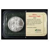 2002 AMERICAN SILVER EAGLE