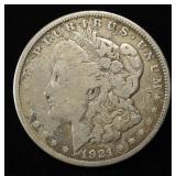 1921-S MORGAN DOLLAR