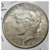 1922-S PEACE DOLLAR