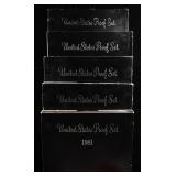(5) 1981 US MINT PROOF SETS