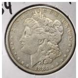 1884 MORGAN DOLLAR F