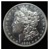 1884-S MORGAN DOLLAR PROOFLIKE BU GREAT STRIKE