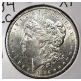 1884-CC MORGAN DOLLAR XF
