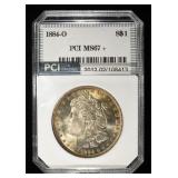 1884-O MORGAN DOLLAR PCI SUPERB GEM BU