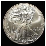 2001 AMERICAN SILVER EAGLE