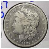 1887-O MORGAN DOLLAR GOOD