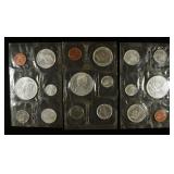 (3) 1965 CANADIAN SILVER PROOFLIKE SETS