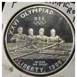 1996-P $1 COMMEM OLYMPIC ROWING PROOF