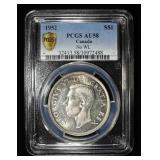 1952 $1 CANADA NWL PCGS AU58