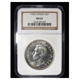 1950 $1 CANADA FWL NGC MS63