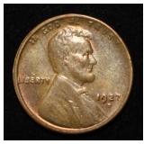 1927-D WHEAT CENT CH UNC GREAT LUSTER