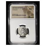 MITHRADTE II, C.121-91 BC NGC AU