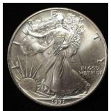 1991 AMERICAN SILVER EAGLE