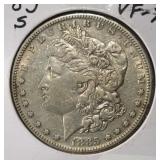 1885-S MORGAN DOLLAR VF-XF