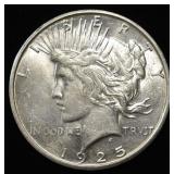 1925-S PEACE DOLLAR AU/BU